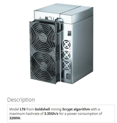 Μίνι Doge Litecoin Dogecoin ανθρακωρύχων LT6 LT5 LT5 υπέρ Goldshell Scrypt