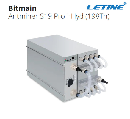 198η υδρόψυξη Antminer S19 Pro+ XYD ανθρακωρύχων 5445W j0-10 Asic
