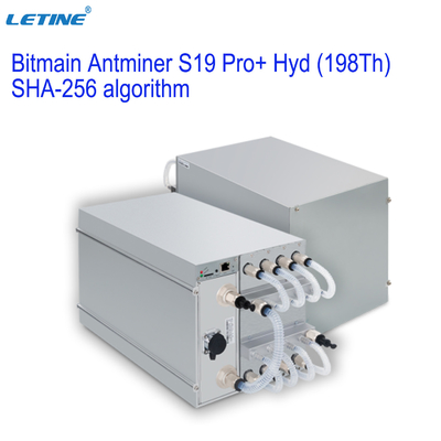 Sha-256 αλγόριθμος Bitmain Asic Antminer Bitmain Antminer S19 Pro+ XYD 198ο
