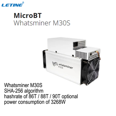 SHA 256 Crypto MicroBT Whatsminer M30S 90T 88T 86T 84T ανθρακωρύχων Asic Bitcoin μηχανή μεταλλείας