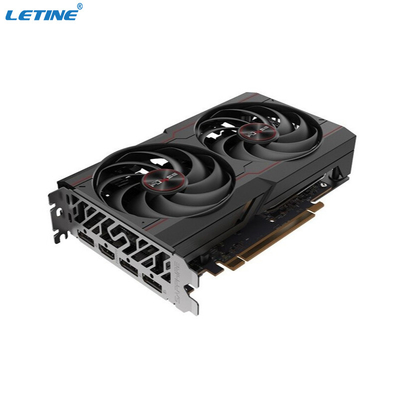 Τηλεοπτικός σάπφειρος Radeon RX 6600 καρτών ανθρακωρύχων μη LHR GPU διακοσοπενηνταεξάμπιτη κάρτα γραφικών 8G GDDR6