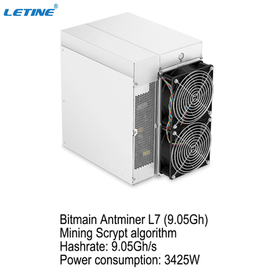 Doge LTC Crypto μηχανή μεταλλείας Scrypt Bitmain Antminer L7 9050M μυρμήγκι L7 9300Mh 9500Mh Litecoin