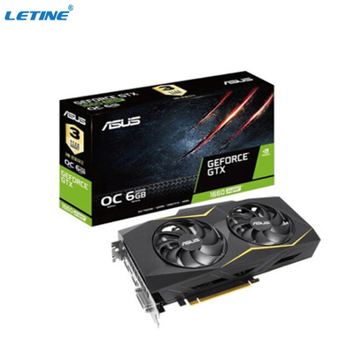 Γραφικό ΤΥΧΕΡΌ ΠΑΙΧΝΊΔΙ καρτών ASUS GTX1660S O6G ανθρακωρύχων 6GB GDDR6