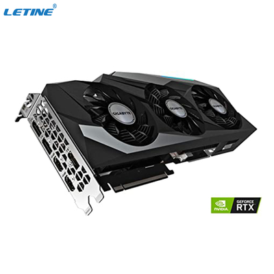 Gigabyte GeForce RTX 3080 κάρτα γραφικών 3 της OC 12G τυχερού παιχνιδιού ανεμιστήρες WINDFORCE