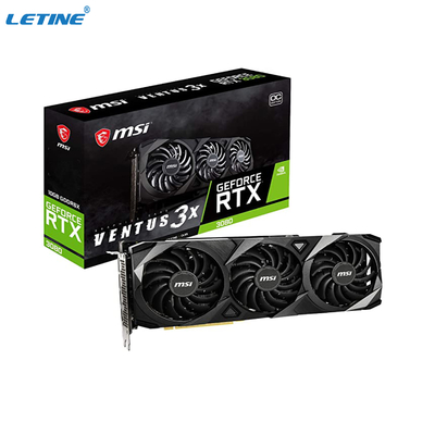 MSI GeForce RTX 3080 γραφικές κάρτες γραφικών διεπαφών 8gb καρτών HDMI ανθρακωρύχων VENTUS 3X 10GB GDDR6X