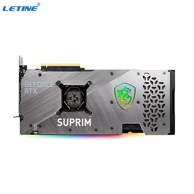 GDRR6X διακοσοπενηνταεξάμπιτο MSI GeForce RTX 3070 κάρτα γραφικών 8GB SUPRIM Tj για το τυχερό παιχνίδι