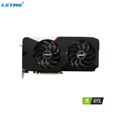 Κάρτα γραφικών ASUS διπλός-rtx3060ti-o8g-V2 τυχερού παιχνιδιού Hashrate κλειδαριών