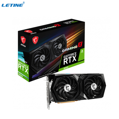 Γραφική κάρτα 1845Mhz καρτών RTX3050 GPU τηλεοπτική για την εγκατάσταση γεώτρησης ETH GPU