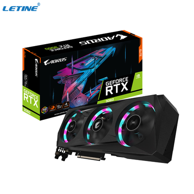 GIGABYTE AORUS GeForce RTX 3060 καρτών LHR 3060ti τηλεοπτική κάρτα γραφικών ΕΛΊΤ 8gb Tj