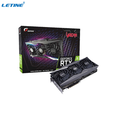 Κάρτα γραφικών IGAME GEFORCE RTX 3080 VULCAN OC 10G εγκαταστάσεων γεώτρησης μεταλλείας ZEC LTC ETH κ.λπ.