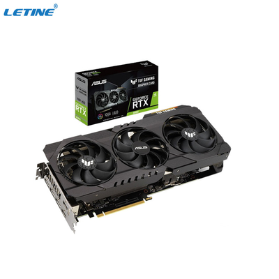 Τηλεοπτικό ΤΥΧΕΡΌ ΠΑΙΧΝΊΔΙ Asus tuf-RTX3080 10G καρτών ανθρακωρύχων ZEC LTC ETH για την εγκατάσταση γεώτρησης μεταλλείας