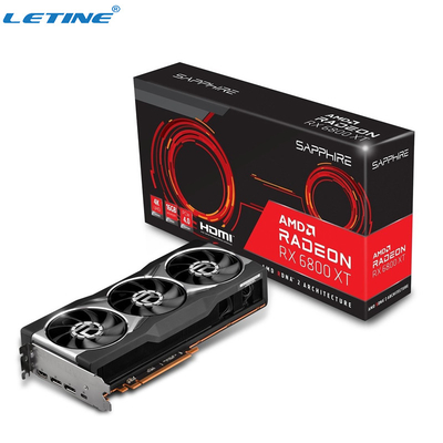 Σάπφειρος RX 6800 γραφική κάρτα 61M ανθρακωρύχων Hashrate για την εγκατάσταση γεώτρησης μεταλλείας Gpu