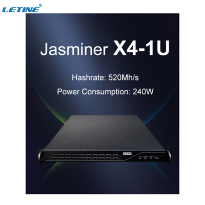 Crypto αλγορίθμου EtHash εγχώριο μεταλλεία ETH κ.λπ. Jasminer x4-γ 1U 450Mh/S ανθρακωρύχων
