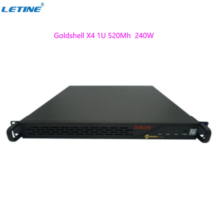 Crypto αλγορίθμου EtHash εγχώριο μεταλλεία ETH κ.λπ. Jasminer x4-γ 1U 450Mh/S ανθρακωρύχων