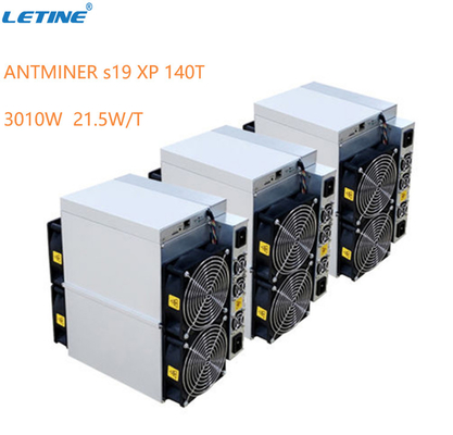 Υψηλή μηχανή μεταλλείας Bitcoin κέρδους Bitmain Antminer S19 XP η 140η SHA 256 αλγόριθμος 3010W