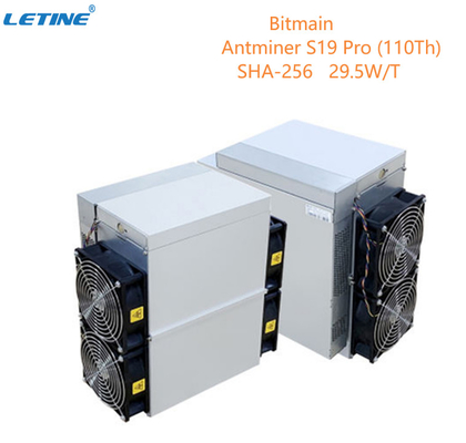 SHA 256 ανθρακωρύχος Bitmain Antminer S19 υπέρ 110ο 3250W Asic Bitcoin