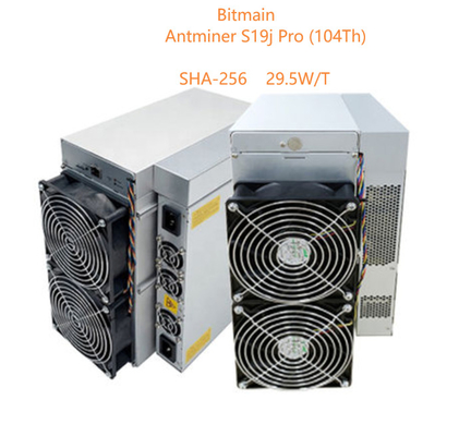 29.5W/T Bitcoin Asic Antminer Bitmain Antminer S19j η υπέρ 104η SHA 256 αλγόριθμος