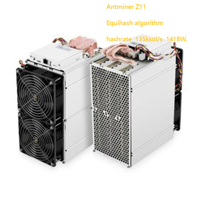 ZEC πλάθει χρησιμοποιημένο αλγόριθμο Bitmain Antminer Z11 135ksol Equihash από δεύτερο χέρι τον ανθρακωρύχος