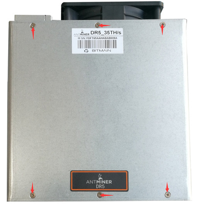 Blake256R14 ανθρακωρύχος Bitmain Antminer DR5 35ο 1610W νομισμάτων αλγορίθμου DCR