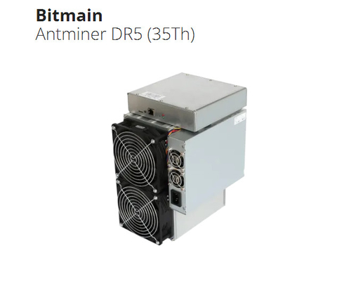 Blake256R14 ανθρακωρύχος Bitmain Antminer DR5 35ο 1610W νομισμάτων αλγορίθμου DCR