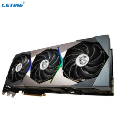 3 γραφική κάρτα RTX 3090TI Msi SUPRIM Χ 24GB GDDR6X 384 μπιτ 480W ανθρακωρύχων ανεμιστήρων