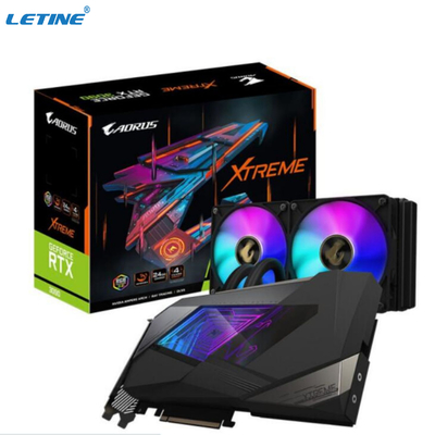 Γραφικό GIGABYTE Aorus Geforce Rtx 3090 Xtreme Waterforce 24g καρτών ανθρακωρύχων 936 GB/S