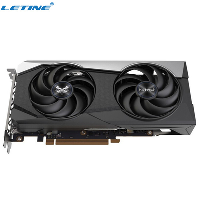 Ανεμιστήρων πιό δροσερός σάπφειρος Rx 6600xt Nitro+ 8gb Gddr6 καρτών ανθρακωρύχων γραφικός εκατονεικοσαοκτάμπιτο