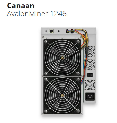 ανθρακωρύχος Avalon 1246 η 90η 87Η SHA 256 3420W Avalon Asic αλγόριθμος