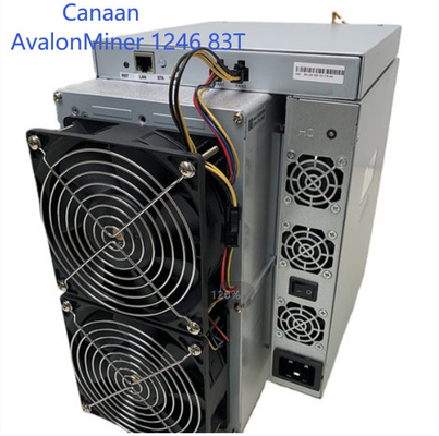 Avalon 1246 μηχανή SHA 256 αλγόριθμος κερδοφόρο 38W ανθρακωρύχων 83T Bitcoin ανά Τ
