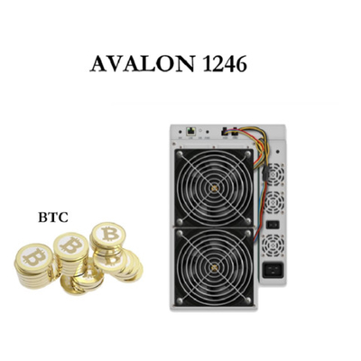 Ανθρακωρύχος Canaan Avalon 1246 87T SHA 256 A1246 87T BTC Asic αλγόριθμος