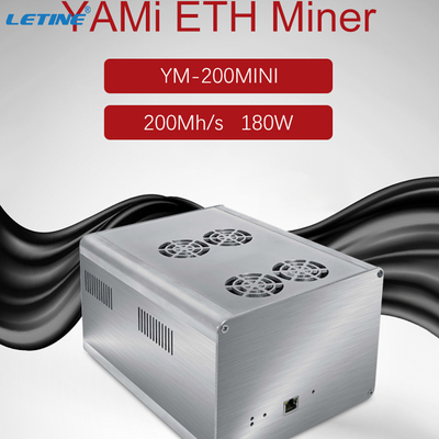 Ym-200 μίνι Crypto Ethash 200MH 180W ανθρακωρύχων Ethereum ASIC κ.λπ. ETH για το σπίτι